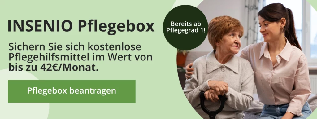 Pflegebox beantragen Website